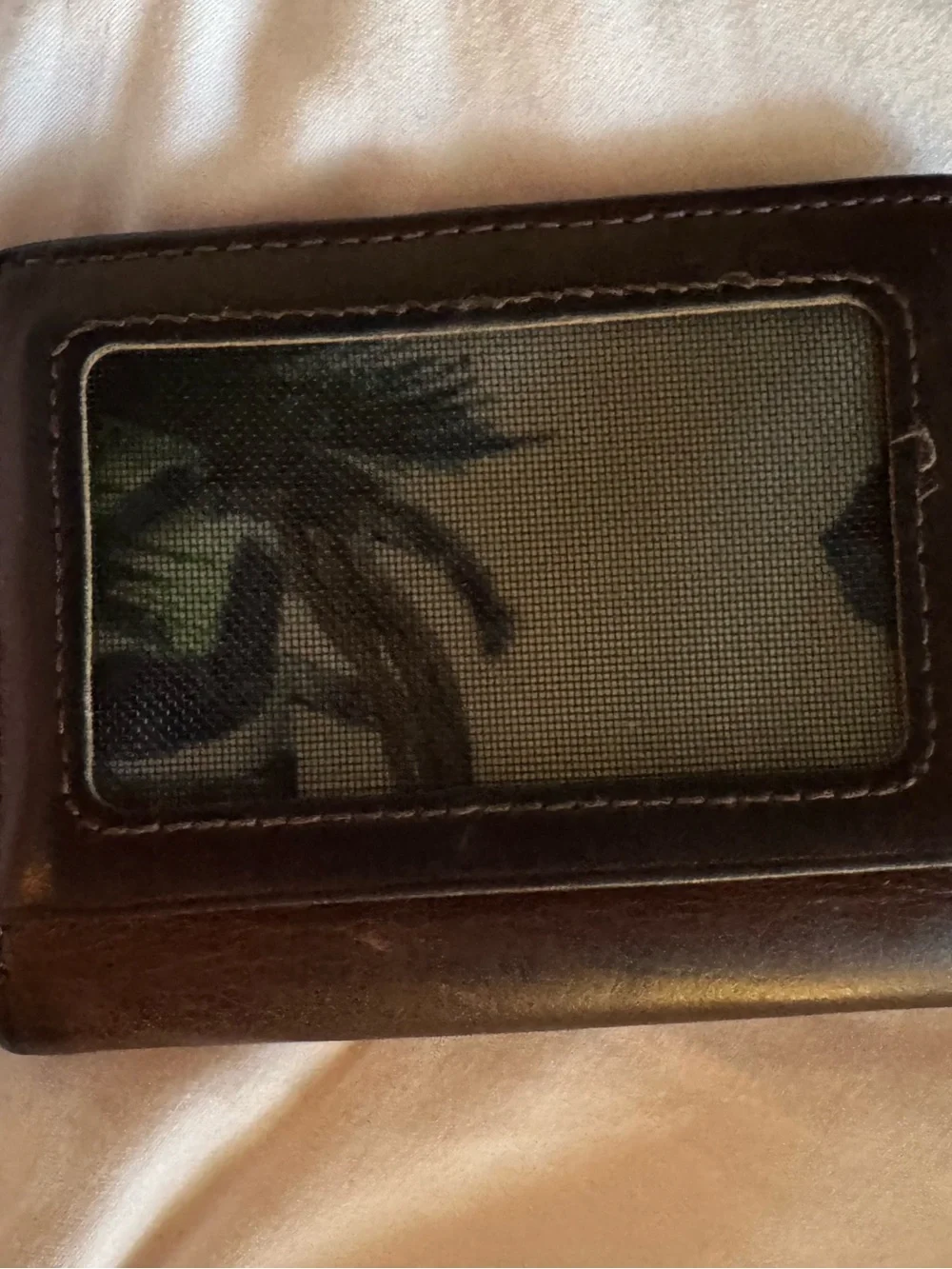 Robert Graham Blue Patterned Leather Card Holder